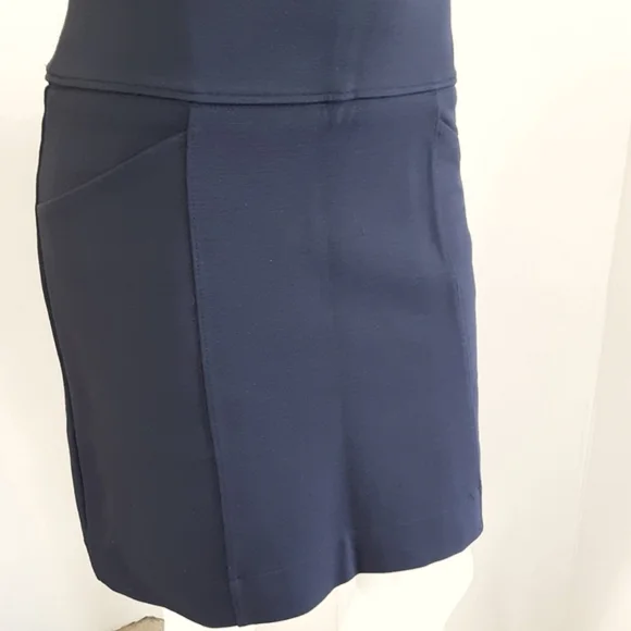 ANTHROPOLOGIE MAEVE NAVY HI-WAIST MINI SKIRT SZ S - Picture 3 of 8